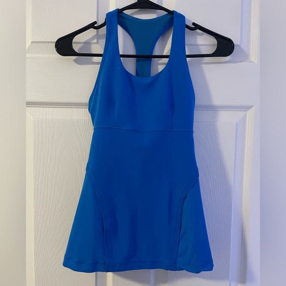 lululemon athletica Tops - Lululemon Blue Racerback Tank Top